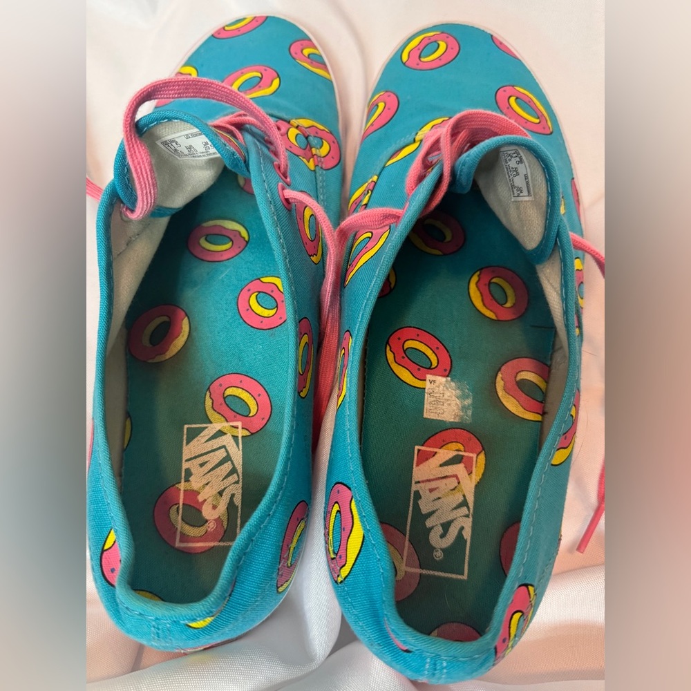 VANS Authentic x Odd Future Donut Scuba Blue Canvas shoes sneakers men’s Sz 11.5 - Picture 7 of 7